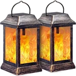 Tomcare Solar Flickering Flame Lanterns, Outdoor Hanging Lights For Patio. Fixed Price $81.99.