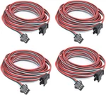 4 Pcs/pack 2m 6.56ft 3 Pin Jst Sm Male Female Plug Led Multi-colored. Fixed Price $17.58.