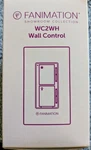 Fanimation Wc2 White 3 Speed Fan & Light Wall Control. Fixed Price $17.00.