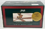 Hunter Summer Breeze 42 Ceiling Fan Antique Brass Walnut/oak Blades 23680 Nos. Fixed Price $199.95.