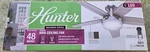 Hunter Avia 48"5 Blade Led Ceiling Fan,brushed Nickel 59416 New. Fixed Price $125.00.