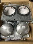 Nora Lighting Nhric-926qat 7-1/2" Remodel Housing For 6" Trims - Lot Of 4. Fixed Price $39.99.