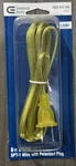 Commercial Electric Lamp Cord And Molded Plug Set With Stripped Ends Ready. Fixed Price $12.49.