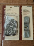 Lot Of 2 Portfolio Unopened Box 4" Offset Swivel Crossbar & 3-ft Chain Stainless. Fixed Price $35.00.