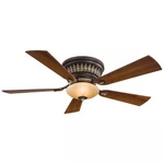 Minkaaire F544-bcw 5 Blade 52" Ceiling Fan - Integrated Light, Handheld Remote. Fixed Price $159.98.
