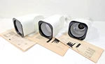 Edison E2721p Pinchback Track Light White 50w R20 Lot Of 3 Vintage For A19. Fixed Price $44.50.