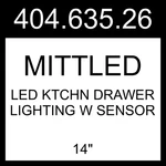 Ikea Mittled Led Ktchn Drawer Lighting W Sensor Dimmable White 14" 404.635.26. Fixed Price $48.99.