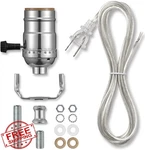 Qc Silver Lamp Rewire Kit 3-way Socket 12ft Cord. Fixed Price $27.99.
