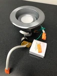 4" Led Adjustable Recessed Trim - 3500k 900 Lumens Haze / Natural Metal. Fixed Price $72.99.