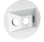 Red-dot Wet Location White Round Lamp Cover 1/2" Rs3wh S213whe. Fixed Price $7.99.