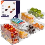 Clearspace Plastic Pantry Organization And Food Storage Bin 8 Pack, Clear. Fixed Price $57.99.