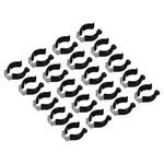 Meccanixity T8 U Clips Holder Bracket For Led Light Bulb T8, Black,silver. Fixed Price $17.99.
