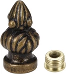 Uxcell Bronze Cap Knob Lamp Shade Finial Decoration Dual Thread 1-3/8. Fixed Price $11.37.