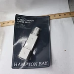 Hampton Bay Linear Track Conduit Power Feed Lighting Connector White 2400w. Fixed Price $6.58.