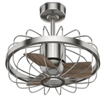 Hunter 42" Roswell Caged Ceiling Fan W/ Wall Control Modern Industrial Farmhouse. Fixed Price $365.49.