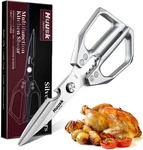 Huusk Kitchen Scissors All Purpose - Stainless Steel Shear, Sharp Silver. Fixed Price $21.75.
