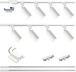 8-light Led Track Lighting Kit With 6.6ft H Type Rails And Floati. Fixed Price $159.50.