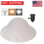 Elegant Alabaster Glass Lamp Shade Replacement For E26 Torchiere Floor Lamps. Fixed Price $41.99.