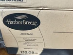 Harbor Breeze Armitage Builder's Series 5-blade Ceiling Fan Matte Black Finish. Fixed Price $19.99.