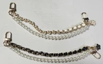Uxcell Pearl Purse Double Chain Extender 2 Pcs 10.2". Fixed Price $12.99.