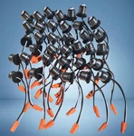 (36 Lot) Led Retrofit Trim Socket Adapter E26 Medium Base To 2-pin Orange Plug. Fixed Price $39.99.