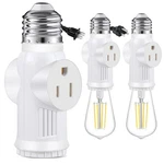 Light Socket Outlet Adapter, 3 Prong Polarized Bu.... Fixed Price $11.91.