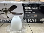 Glass Light Shade For Hampton Bay Devron Ii 52in Indoor Ceiling Fan 1008626582. Fixed Price $21.99.