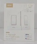 Moes 2pc 3-way Smart Wifi Light Switch - Model Ss01 Alexa Google. Fixed Price $19.99.