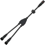 2 Core 2pin Big Size Ip65 Y Shape 1 Male Divided Female Splitter Connector .... Fixed Price $21.61.
