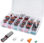 228 Pcs Deutsch Dt Connector Kit, 2, 3, 4, 6, 8, 12 Pin Gray Connector.... Fixed Price $26.84.