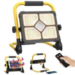 Eray 10000lm Rechargeable Work Light, 15000mah Battery, Led W/ Stand. Fixed Price $64.70.
