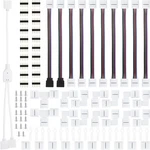 Flutesan 5 Pin 10 Mm Led Strip Connector Kit Includes 8 Types Of Solderless L.... Fixed Price $30.12.