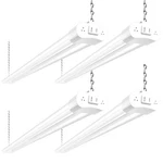 Hykolity 4 Pack Linkable Led Shop Light 4ft 42w 250w Equivalent 4400lm 5000k .... Fixed Price $46.85.
