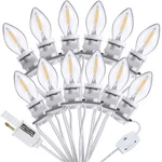 Meonum Accessory Cord With 12 Led Bulb, C7 Christmas 20 Cm, Warm White. Fixed Price $36.29.