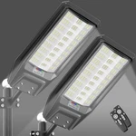 Loyoele Solar Street Light Outdoor Waterproof Dusk To Dawn, 9800w Parki.... Fixed Price $247.57.