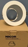 Nicor Lighting 4" Recessed Reflector Cone Haze White Trim Ring Part Cdg41-tr-hz. Fixed Price $7.00.