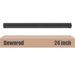Dpxmyg 24" Ceiling Fan Downrod Extension Black Indoor/outdoor Use (not Threaded). Fixed Price $9.50.