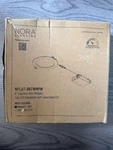 Nora Lighting Nflat-r6twmpw 6" Round Led Downlight, Selectable Cct, White. Fixed Price $28.24.
