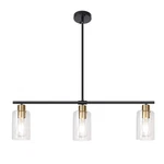 Kmaipem Kitchen Island Lighting, 3 Lights Linear Farmhouse Chandelier, Black .... Fixed Price $129.24.