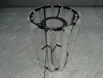 Crystal Glass Shade For Hampton Bay 21 In. 3-light Black Vanity Light 1013882735. Fixed Price $13.00.