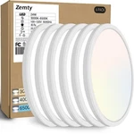 Zemty 6pack 12-inch Led Flush Mount Ceiling Lights, 24w 12in-6pack, White. Fixed Price $105.08.