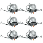 Mw Lighting 6 Pack Inch Recessed Housing Can Light New Constructio.... Fixed Price $138.46.