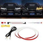 Drl Led Light For Car, Switchback Strip Light, 2pcs 24inches Dual Color S.... Fixed Price $28.22.