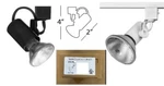 New Wac Htk-178 Track Lighting Fixture 120v - Fits Halo Pick White/black. Fixed Price $15.00.