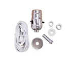 Commercial Electric Brushed Nickel Make-a-lamp Vase/bottle Adaptor Kit. Fixed Price $14.80.