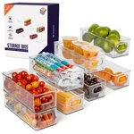 Clearspace Plastic Pantry Organization And Food Storage Bin 8 Pack, Clear. Fixed Price $57.11.