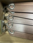 Clarkston Hampton Bay Blades Brushed Nickel Arms Model Cf544h-peh 44. Fixed Price $50.00.
