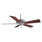Minka-aire F568-bs/dw Supra 52" 5-blade Ceiling Fan In Brushed Steel Finish With. Fixed Price $99.21.