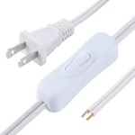 Vseer Lamp Cord Has Button Switch Ul304 2a/120v,plug,stripped 6 Ft, White. Fixed Price $13.99.