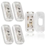 Inline Switch 5 Pcs, Clear Lamp Cord Button In Line Switch, 6a 250v On Off El.... Fixed Price $18.71.
